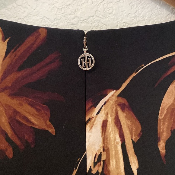 TOMMY HILFIGER Miranda Floral Dress Floral 3/4 Sleeve Crew Neck Stretch … - Picture 12 of 15